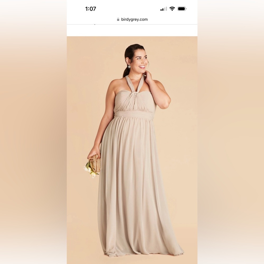 BIRDY GREY, Neutral Champagne, Grace Convertible Dress